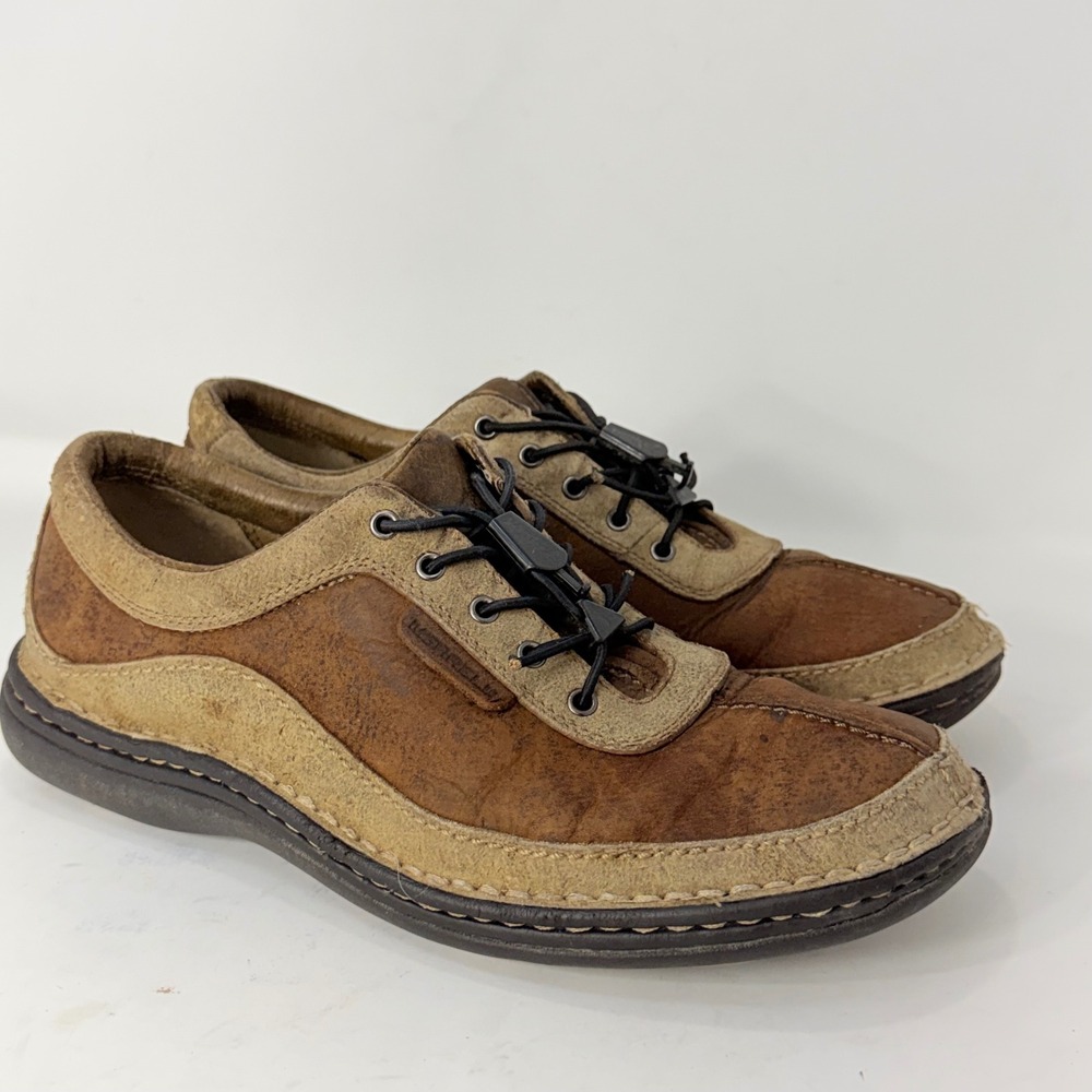 Merrell Sojourn Peat Moss Mens 8.5 Brown Leather Suede Oxford Shoes